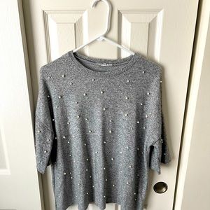 Grey Pearl Sweater